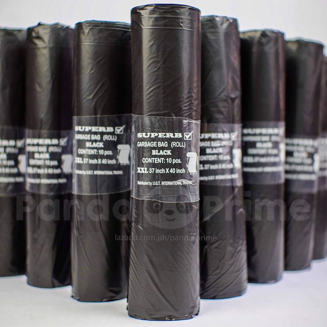 Black Garbage Bags 19*21 Inch | 210 Bags/ 7 Packet | Disposable Dustbin Bags